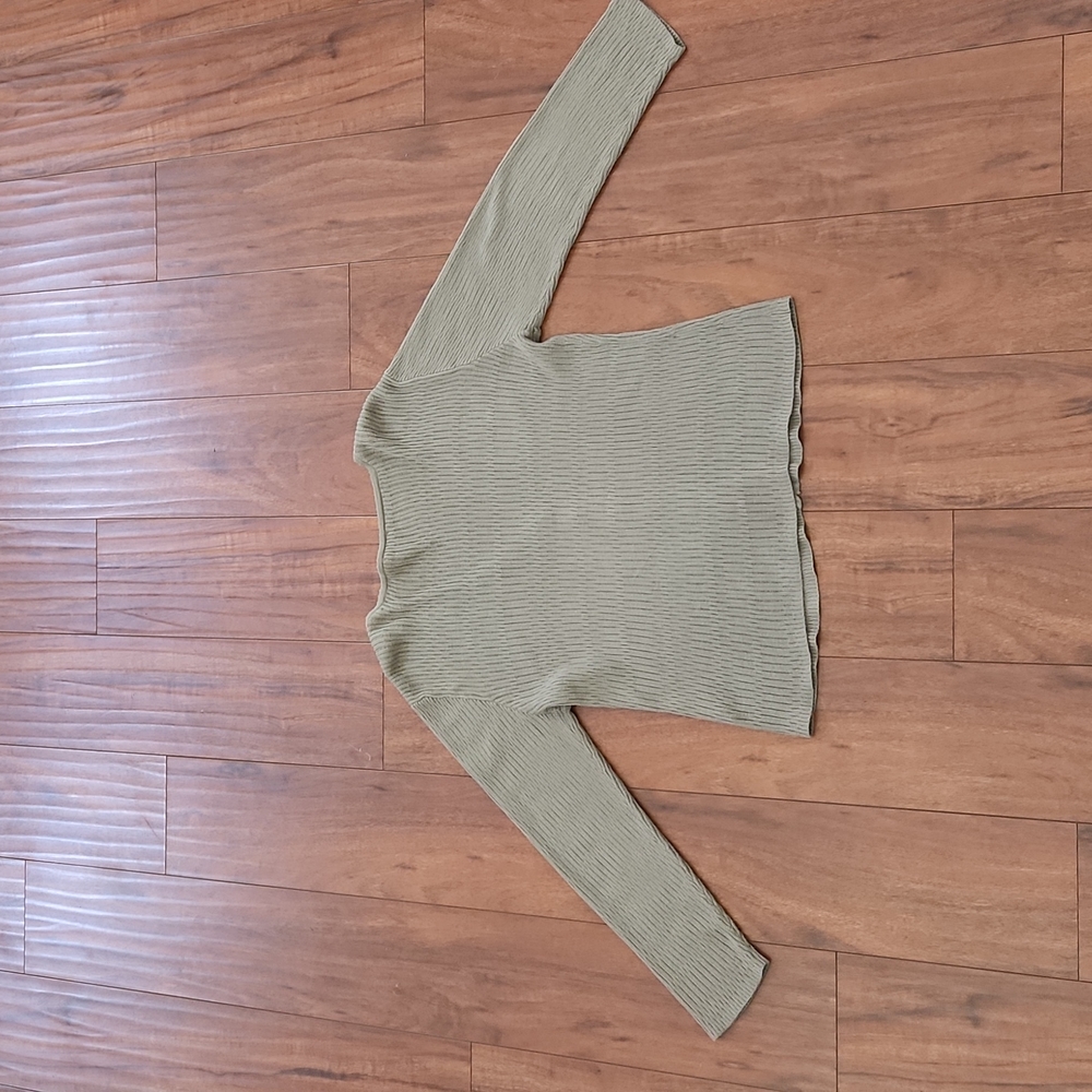 J.JILL CARDIGAN SWEATER WITH BUTTON DOWN FRONT V-CUT SZ LP - Picture 5 of 6